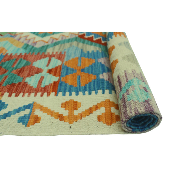 Tapis bleu Bousson Kilim Chinue