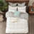 Style Cotton Comforter Full/queen - And Gray With Decorative Print White/gray-119106302-119106303