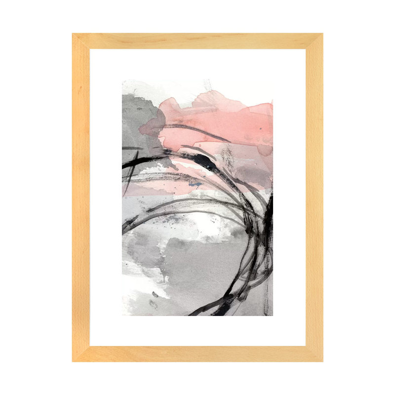 « Around the corner II » par Ethan Harper, reproduction d’art, Toile avec cadre en bois beige, H 32 po x l 24 po x P 1 po