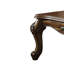 Table basse en chêne antique avec pieds Queen Anne