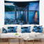 Tapisserie «Under Wood Bridge at Twilight»-28508611