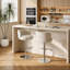 Chaise d'appoint blanche à dossier solide (ensemble de 2)-796667042