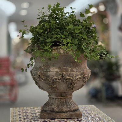 18in. Tall Distressed Classic European-Style Urn Planter