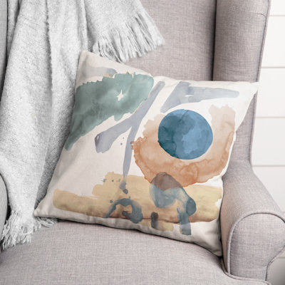 Abstract Throw Pillow