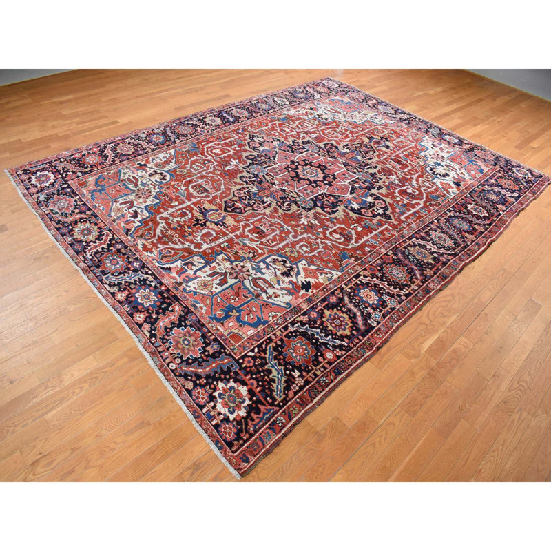 Tapis unique en laine Shariqa