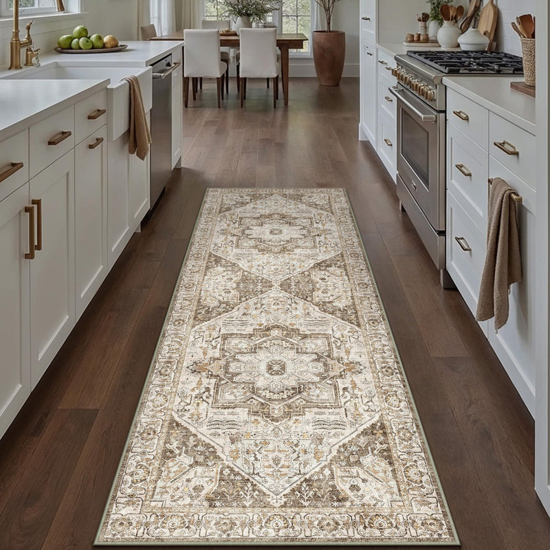 Oriental Area Rug, Runner 61 x 183 cm