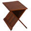 Tabouret d'appoint pliant en bois massif Brecksville