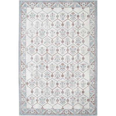 Rectangle Floral Area Rug