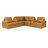 Nterklastone Leather Match Power Recline Sectional-1564196355