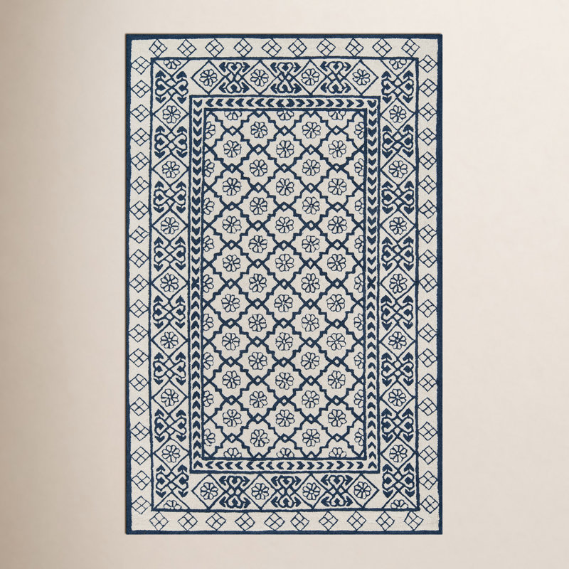 Newport Wool Oriental Area Rug, Rectangle 3'9" x 5'9"