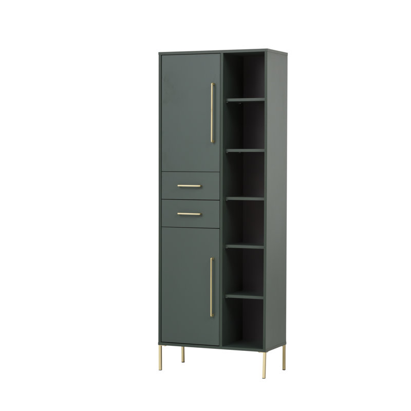 Bansil Bathroom Cabinet, Forest Green