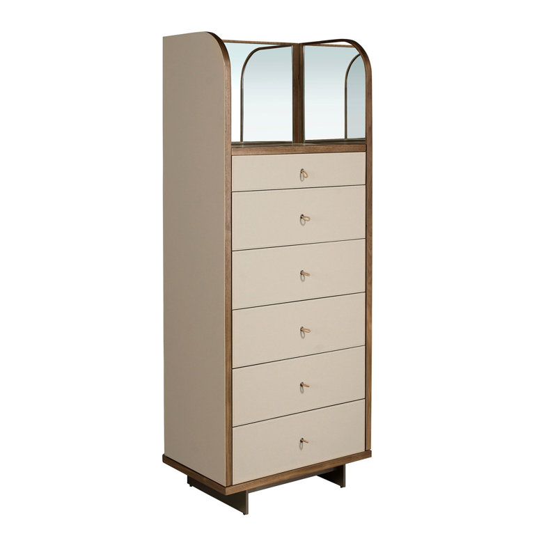 Chifonier walnut with mirror