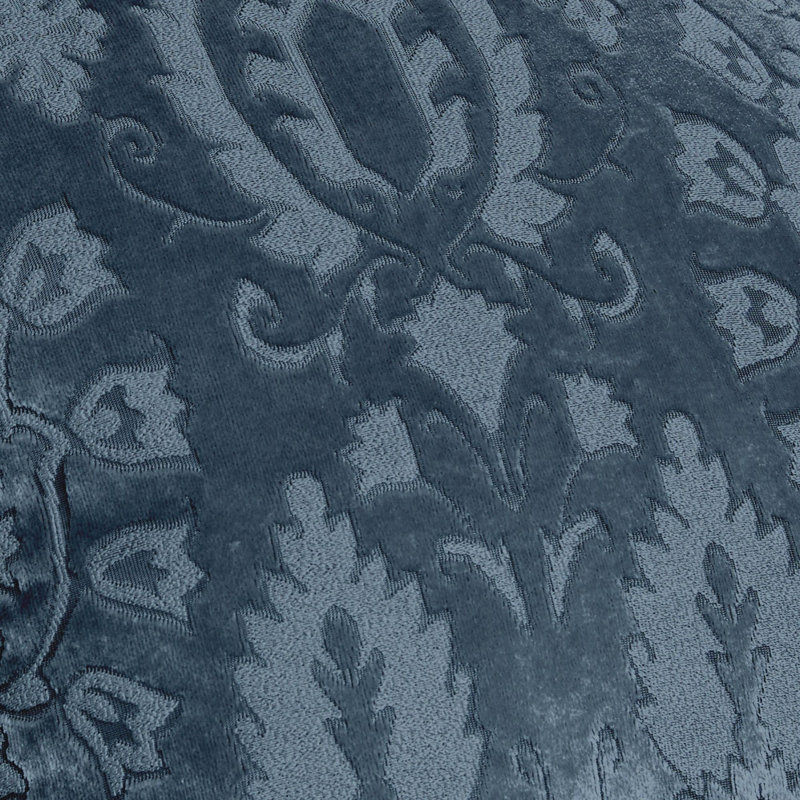 Trinity Floral Blue Square Cushion
