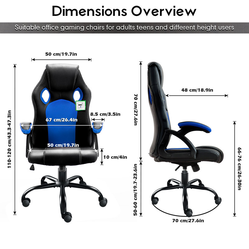 Office Chair, Blue