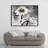 Abstract Daisies Flowers Print On Canvas