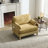 Chenille Upholstered Convertible Chair-87112325