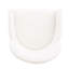 Chaise avec accoudoirs contemporaine l 22 po (2 / RCT), blanc / or mat