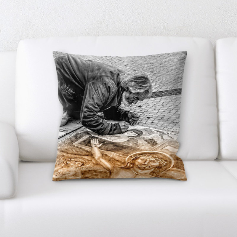 Coussin décoratif man