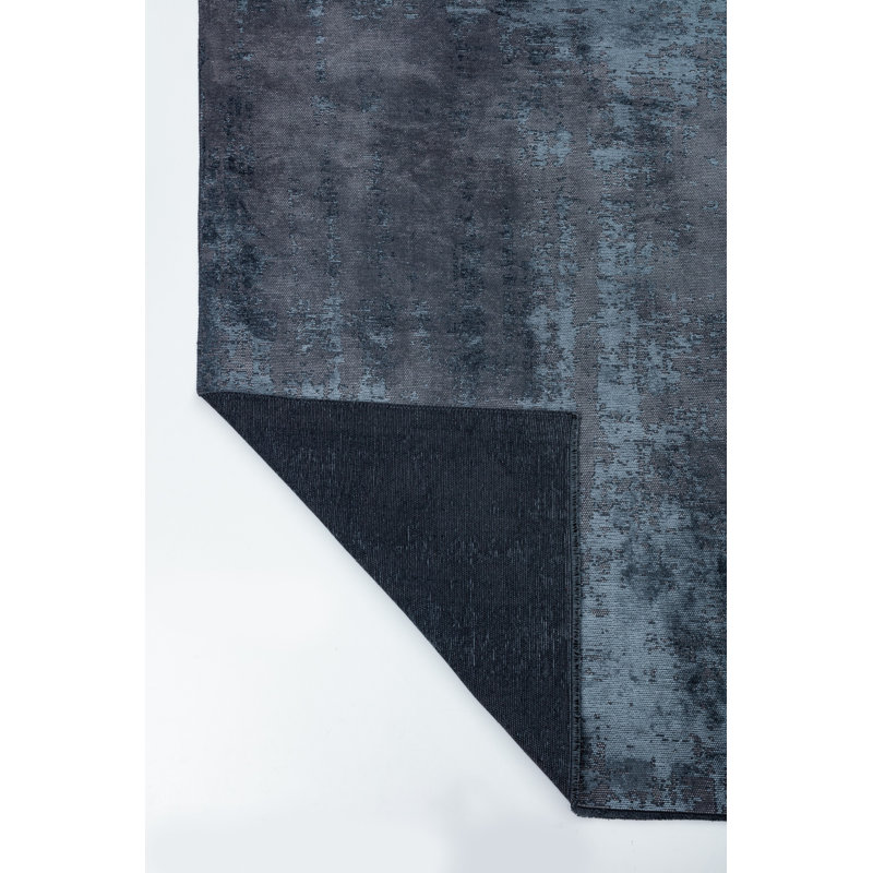 Rapture Blue/Gray Abstract Luxury Area Rug, Rectangle 7'10" x 11'2"