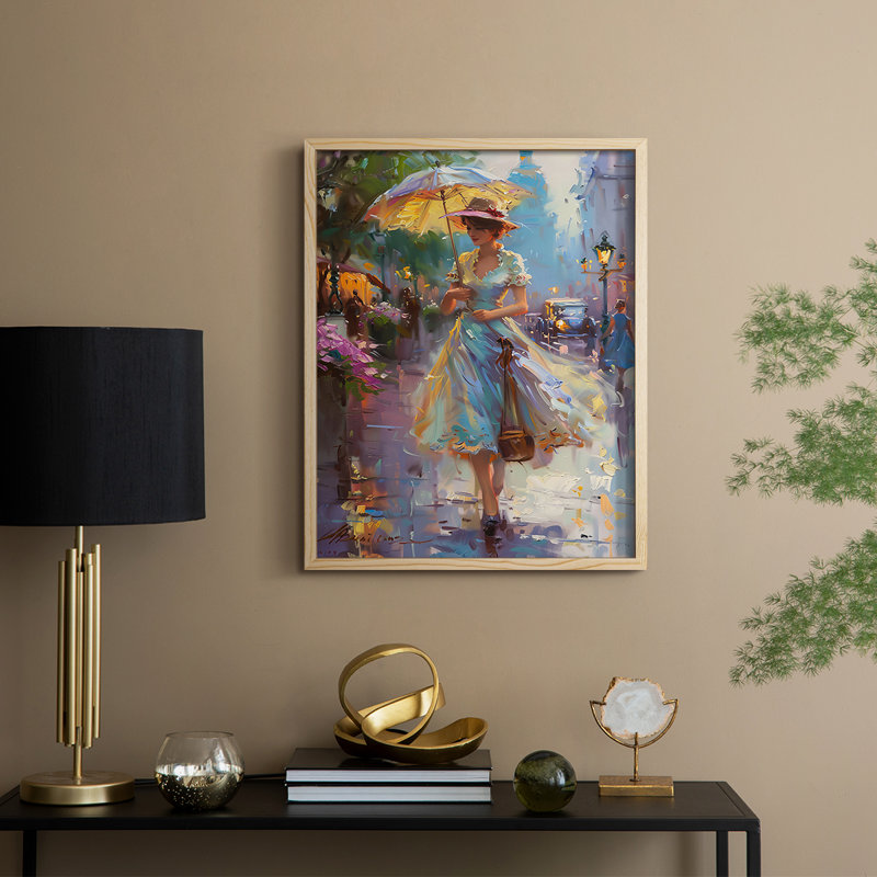 «WOMEN Series DCCL XXXII», reproduction encadrée - bois massif, Naturel, H 11 po x l 9 po