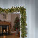 The Holiday Aisle® 9ft. North Valley Spruce Garland with Dual Color LED Lights