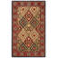 Tapis oriental rouge / beige en laine / coton / latex tissé à la main Dipietro-599100762
