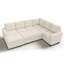 Canapé-lit d'angle en velours côtelé Abramson de 270 cm (106,2 po) en forme de U avec pouf de rangement-122510072