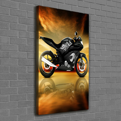 Motorcycle - Wrapped Canvas Print