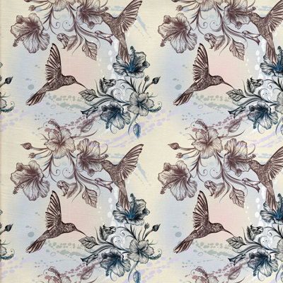 Hummingbirds Fabric