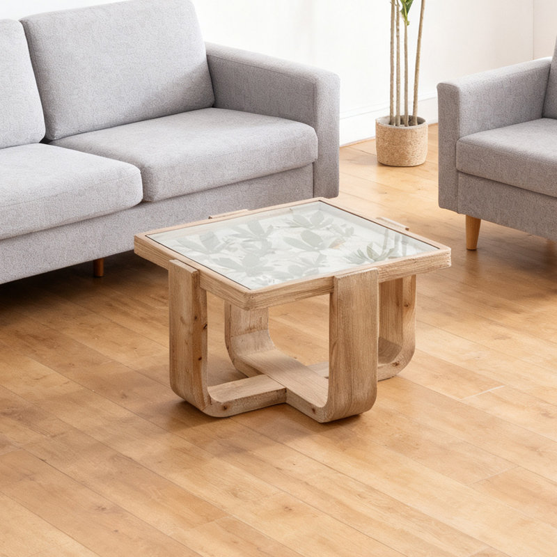 Table basse Modern, H 19,69 po x L 23,43 po x l 23,43 po