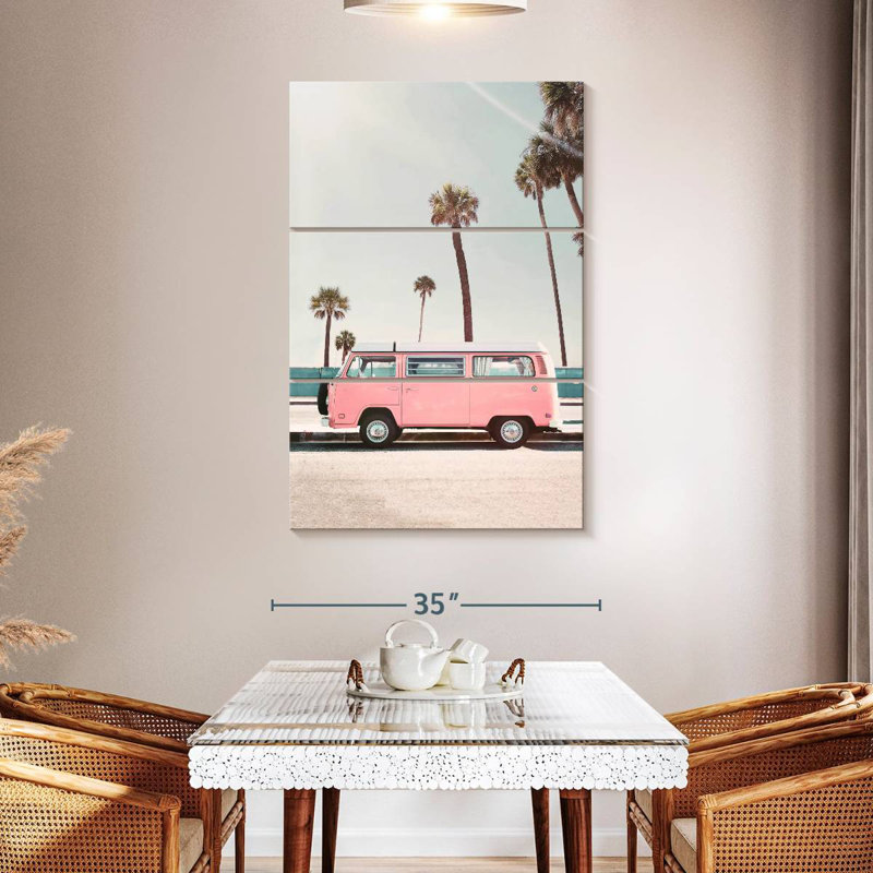 Mehar rose Surfer Van, H 50 po x l 32 po