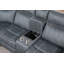 Canapé modulaire inclinable manuel bicolore avec port USB et porte-gobelet Dollum-969437550