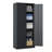 Metal Storage Cabinet with Doors and 4 Shelves