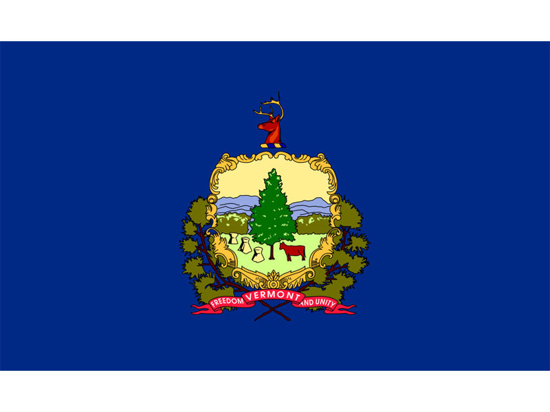 Vermont, H 14 po x l 24 po