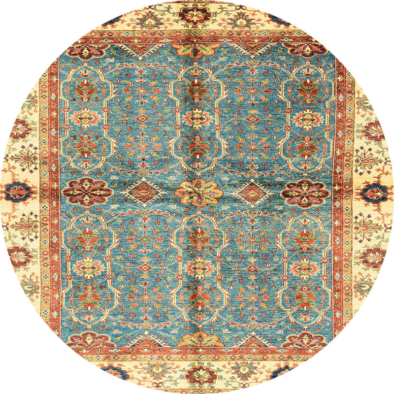 Tapis abstrait moderne 3206, Rond 4 pi