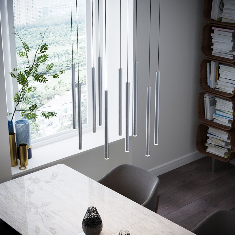 Baileyton 10 - Light Cluster Pendant, Nickel