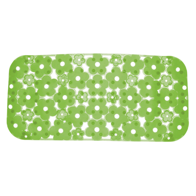 Vanita Bath Rug, Zingy Green