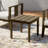 Junco Outdoor 20.6" W Modern Solid Wood Teak Side Table-114983781