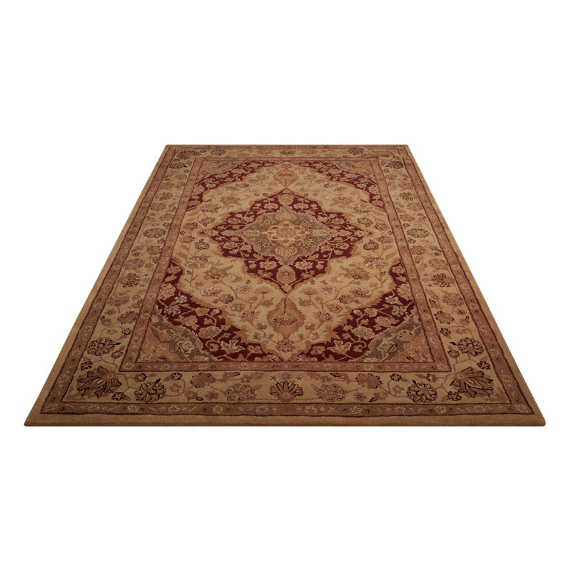 Tapis oriental en laine touffeté à la main Lundeen, Rectangle de 1 pi 5 po x 2 pi 3 po