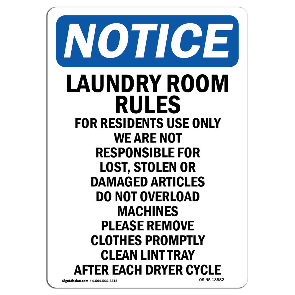 Reilly Originals Clean Lint Trap Before & After Each Cycle Laundry Room  Safety Sign & Reviews