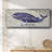 Go With The Flow- Framed Canvas
