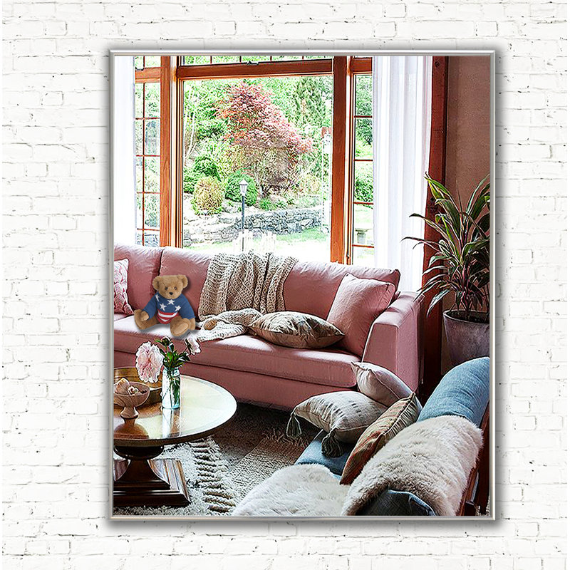 Derosier Metal Flat Wall Mirror, 42.75" H x 18.75" W