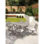 Ensemble de 2 chaises de patio en aluminium pour l'extérieur, pivotantes à 360 ° avec coussins lavables et chaises profondes