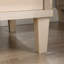 Table de chevet, finition brune