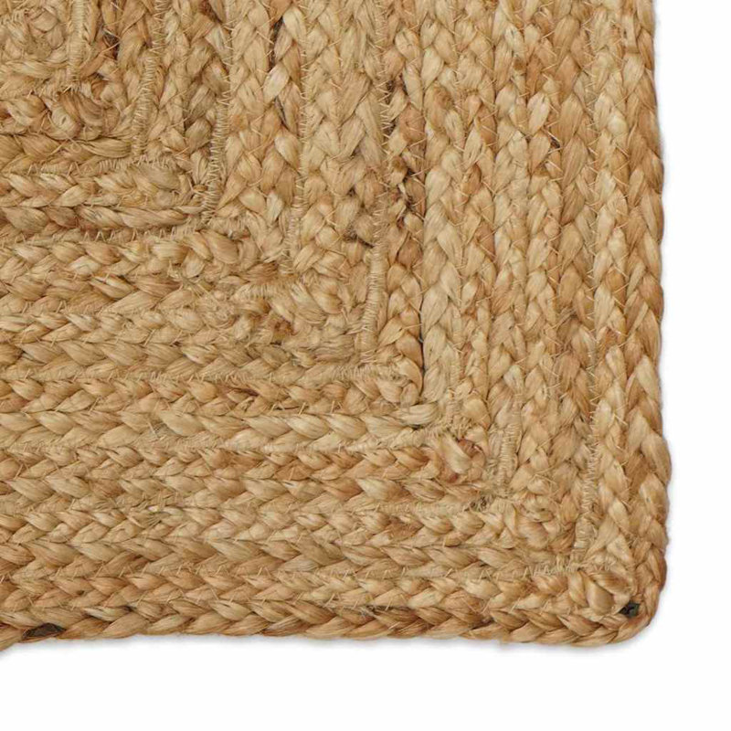Linen Hand Hooked Area Rug, Rectangle 140 x 200 cm