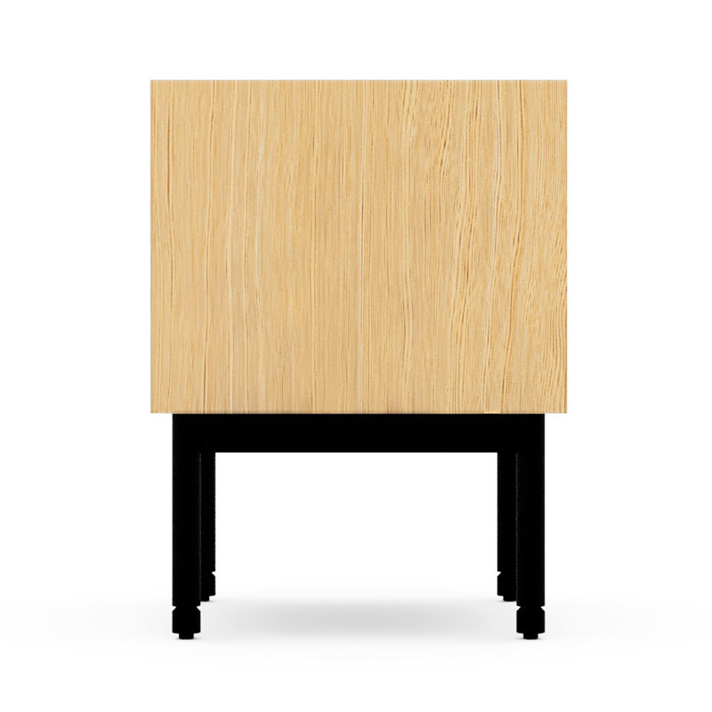 Munro End Table, White Oak