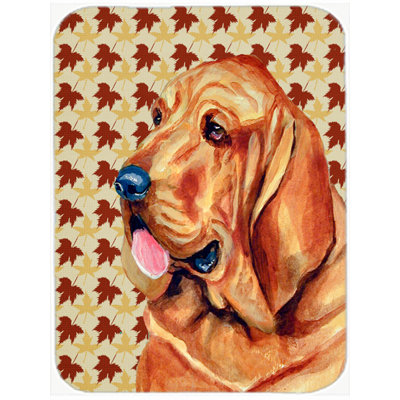 East Urban Home Bloodhound Portrait Glass Cutting Board