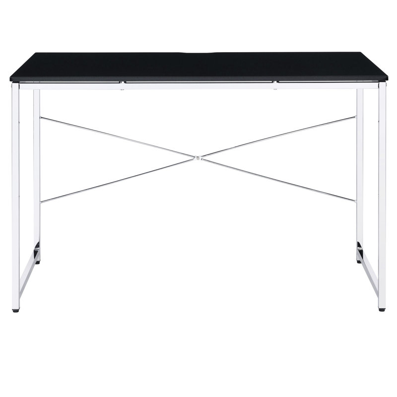 Table de meuble-lavabo moderne pour chambre à coucher - surface de travail noire et élégante
