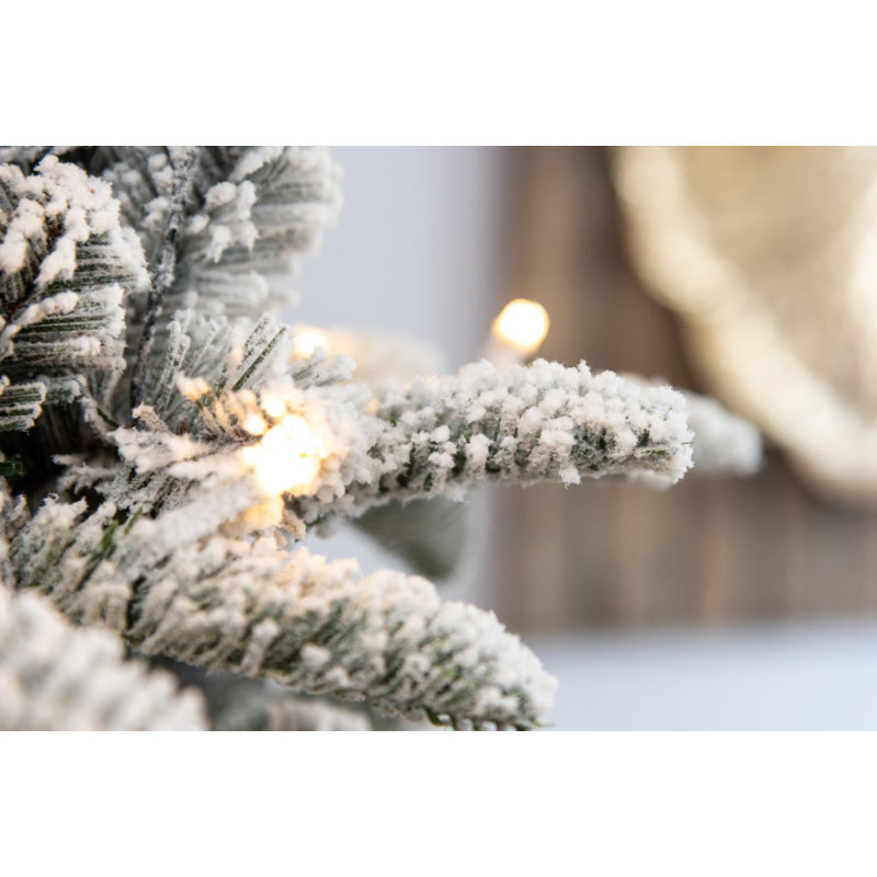 Lighted Artificial Christmas Tree, 8 ft.