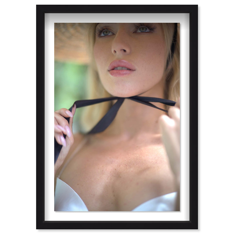 Yours Forever Canvas Fashion Print by Oliver Gal, 55.5"H x 37.5"W, Natural Oak Frame